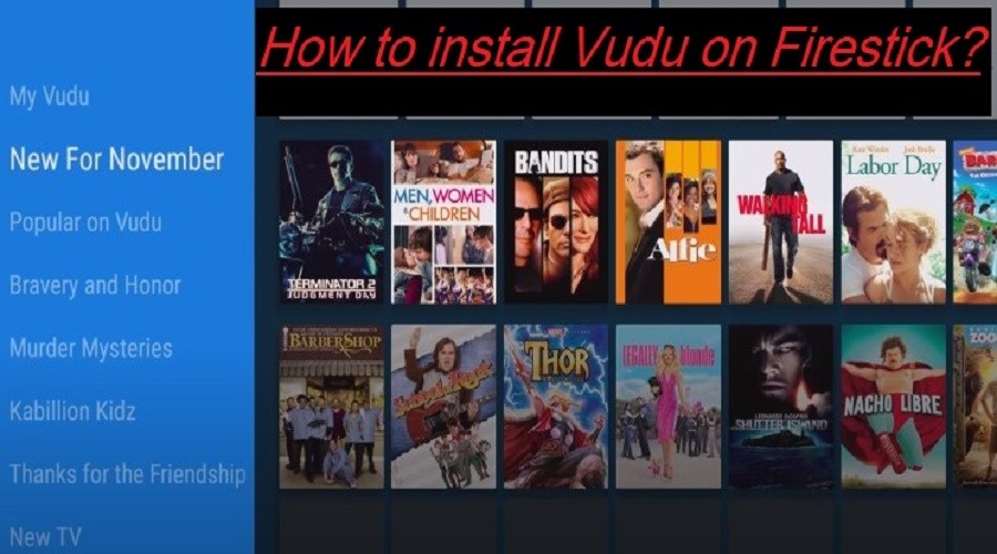 How to install Vudu on Firestick or Fire TV