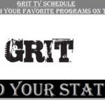 Grit Tv Schedule