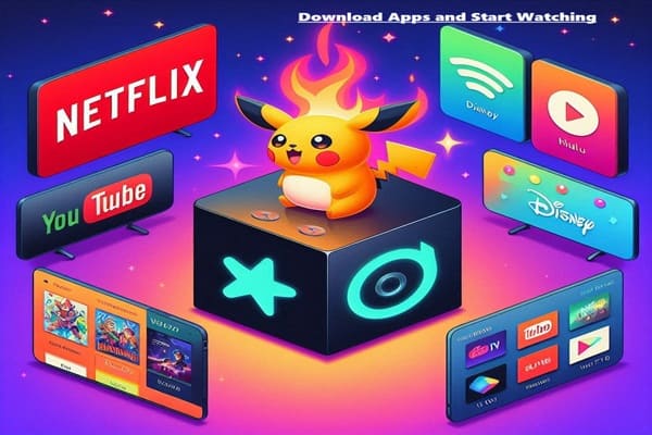 Download Apps and Start Watching