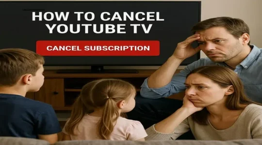 5 Easy Steps to cancel YouTube TV subscription