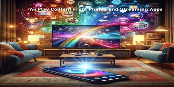 AirPlay Content From Photos and Streaming Apps