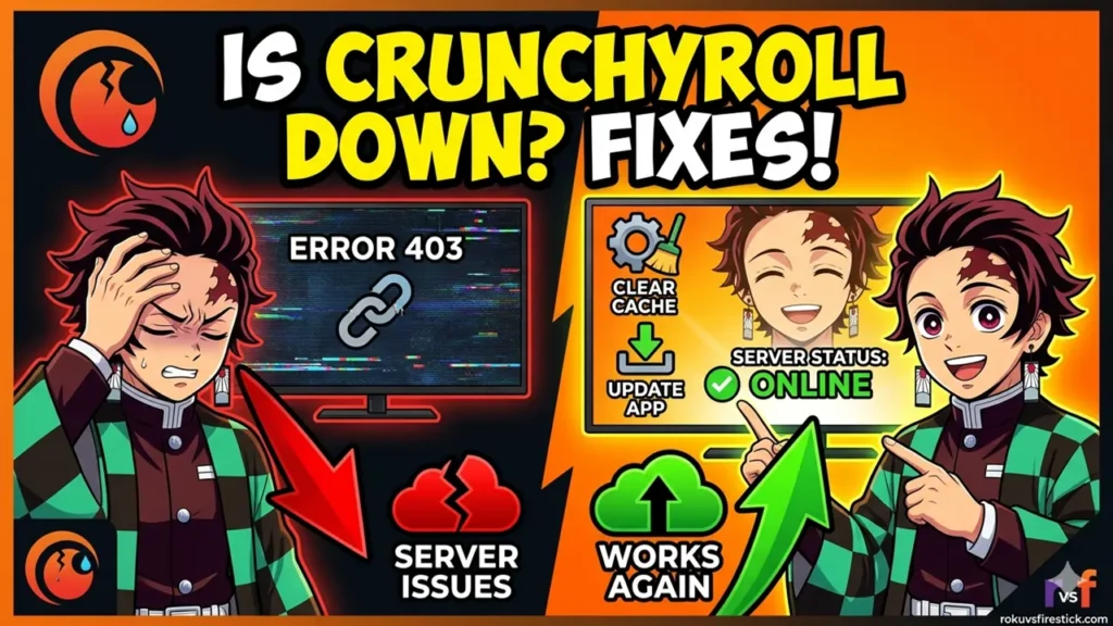 Crunchyroll Down Server Status and Fixes Guide 2026